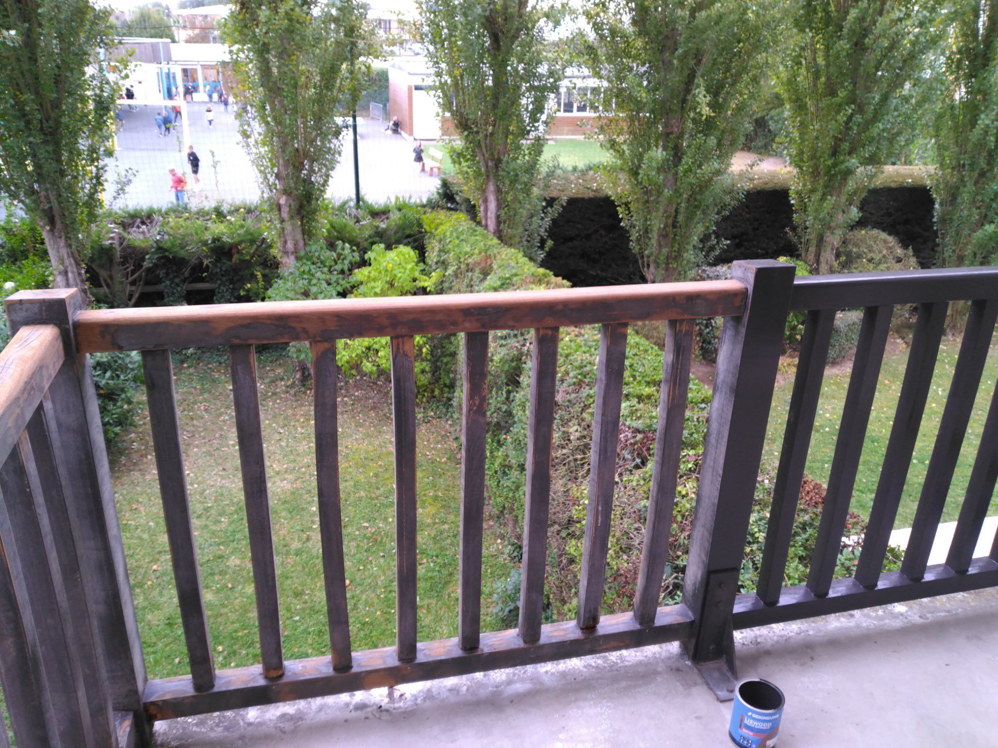 Rénovation balcon sol et bois